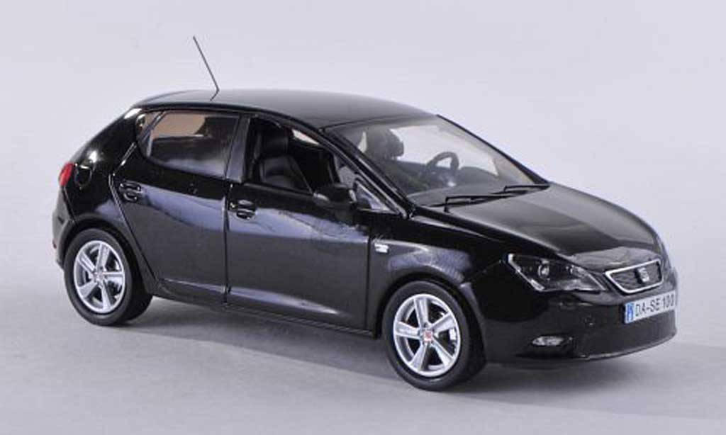 Seat Ibiza 1/43 Seat black 5-portes 2013 diecast model cars