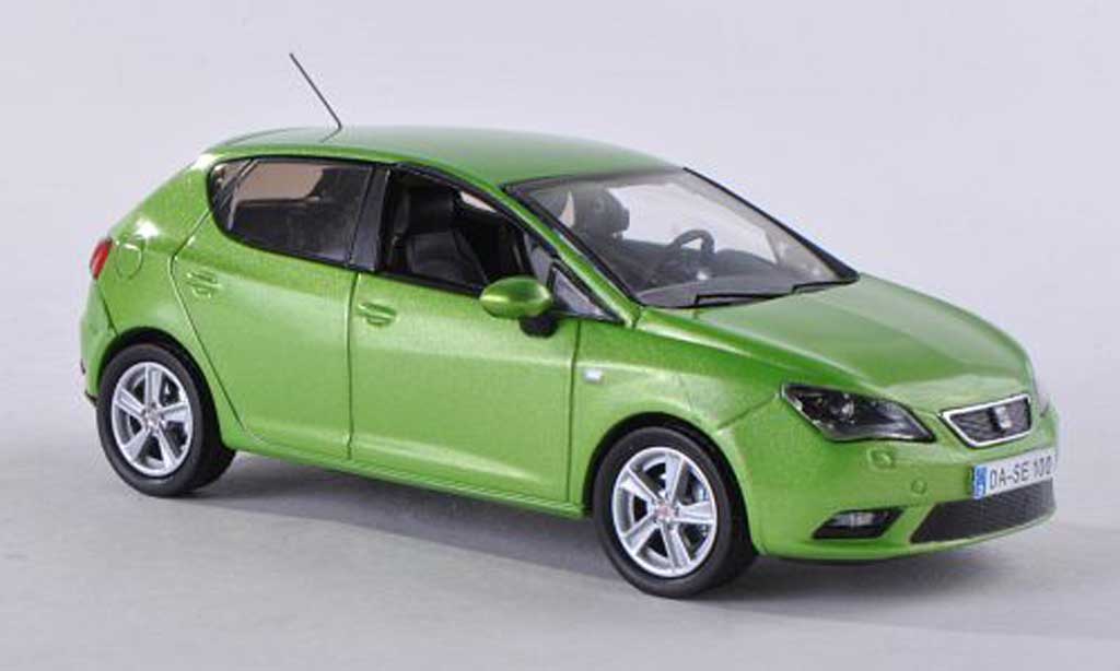 Seat Ibiza 1/43 Seat clair-vert 5-portes 2013 diecast model cars