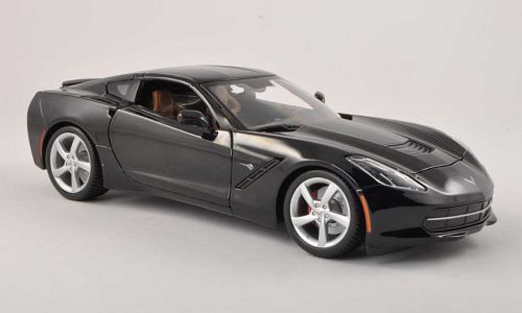 Chevrolet Corvette C7 1/18 Maisto C7 Stingray (C7) black diecast model cars
