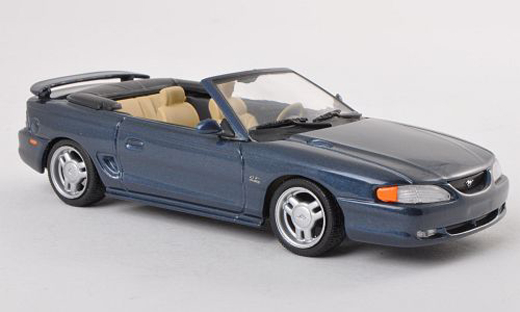 Ford Mustang 1994 1/43 Minichamps 1994 cabriolet blue diecast model cars