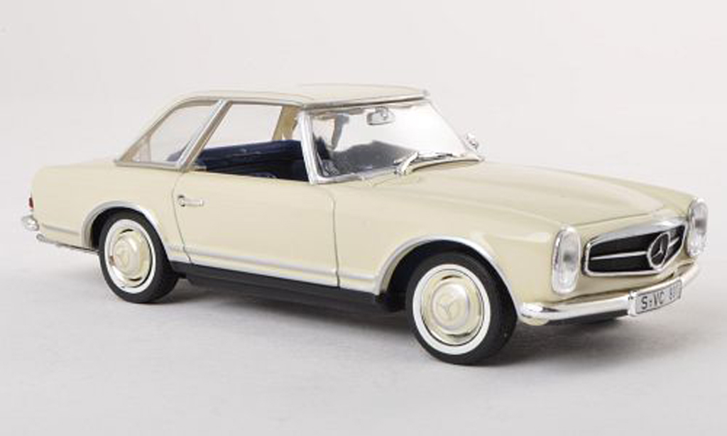Mercedes CLA SL 1/43 Minichamps 230 SL (W113) clair-Ivoire diecast model cars
