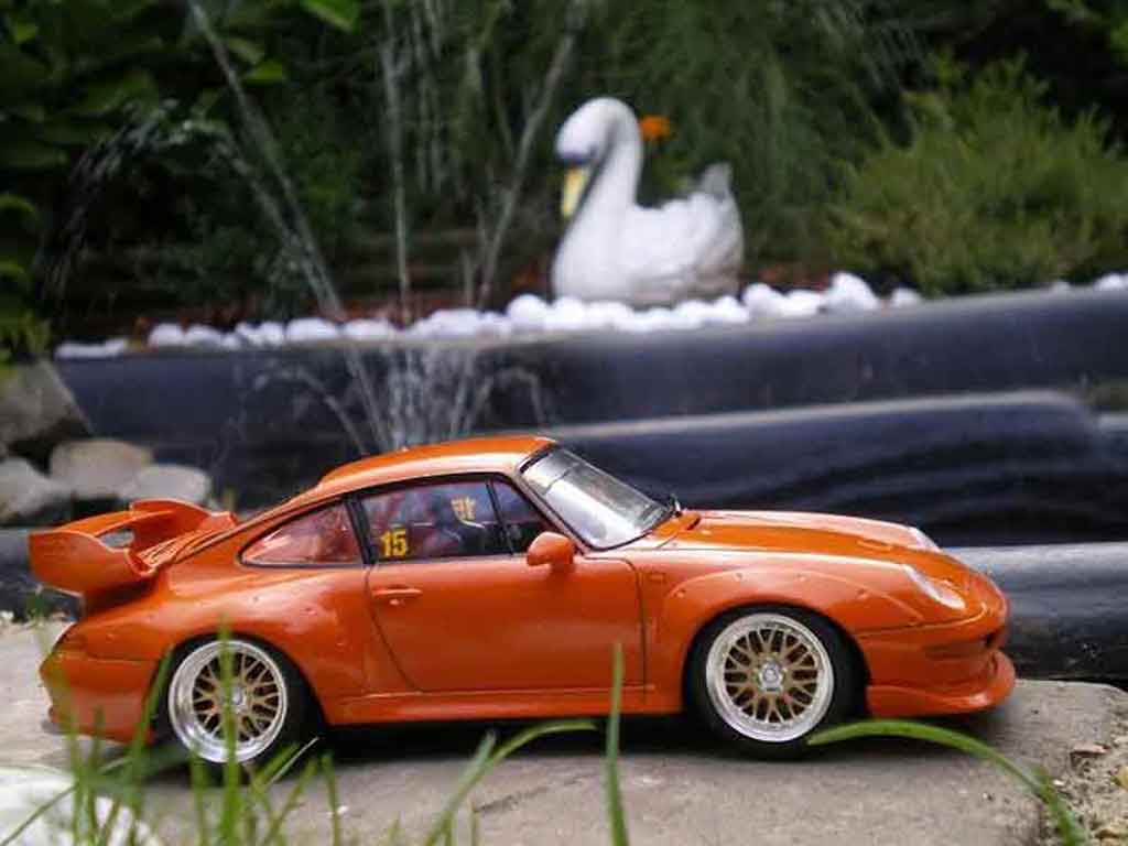 Porsche 993 GT2 1/18 Ut Models GT2 street version orange diecast model cars