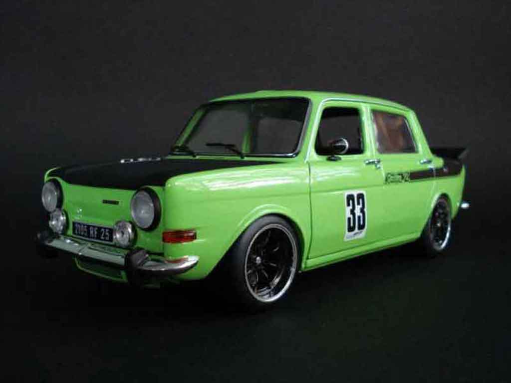 Simca 1000 1/18 Norev rallye 2 grun diecast model cars