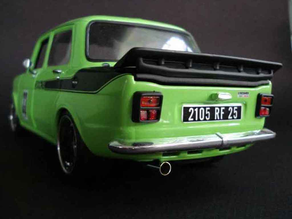 Simca 1000 Rallye 2 2 green 1/18 Norev