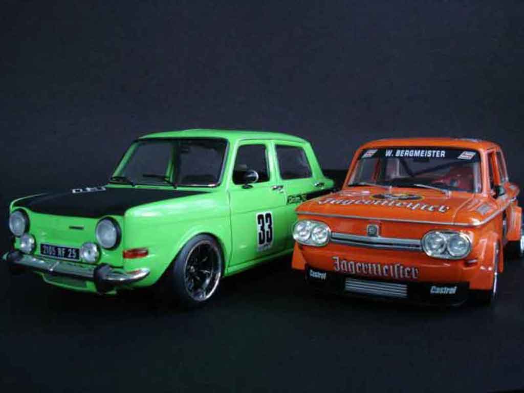 Simca 1000 Rallye 2 2 green 1/18 Norev