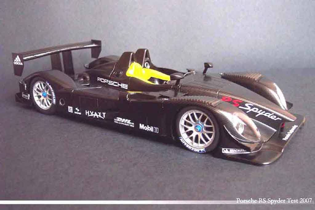Porsche RS Spyder 1/18 Autoart Spyder presentation 07 carbone diecast model cars