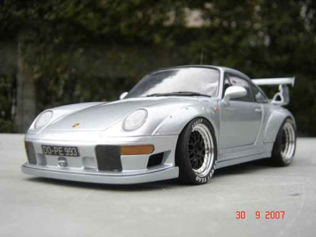 Porsche 993 GT2 1/18 Ut Models GT2 evo street grey polaire diecast model cars
