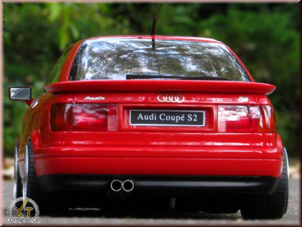 Audi S2 1/18 Ottomobile red jantes BBS 18 pouces diecast model cars