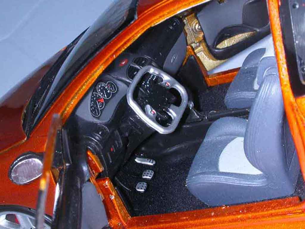 Peugeot 206 RC orange tuning 1/18 Norev