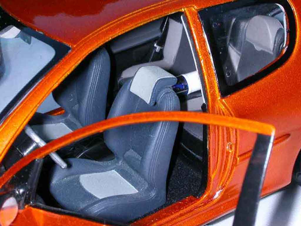 Peugeot 206 RC orange tuning 1/18 Norev
