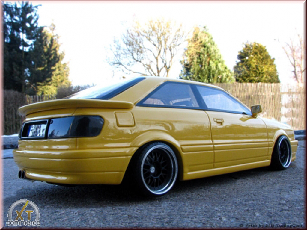 Audi S2 1/18 Ottomobile yellow jantes BBS 17 pouces bord large diecast model cars