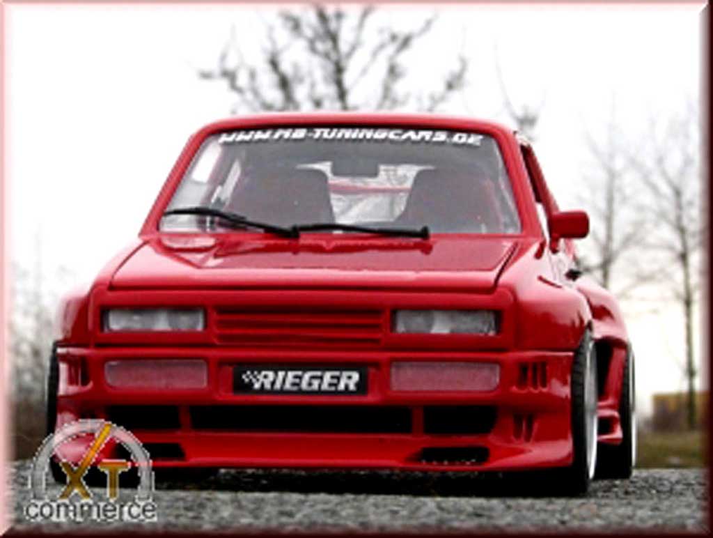 Volkswagen Golf 1 GTI 1/18 Solido 1 GTI red kit rieger extra large et jantes bord larges 16 pouces diecast model cars