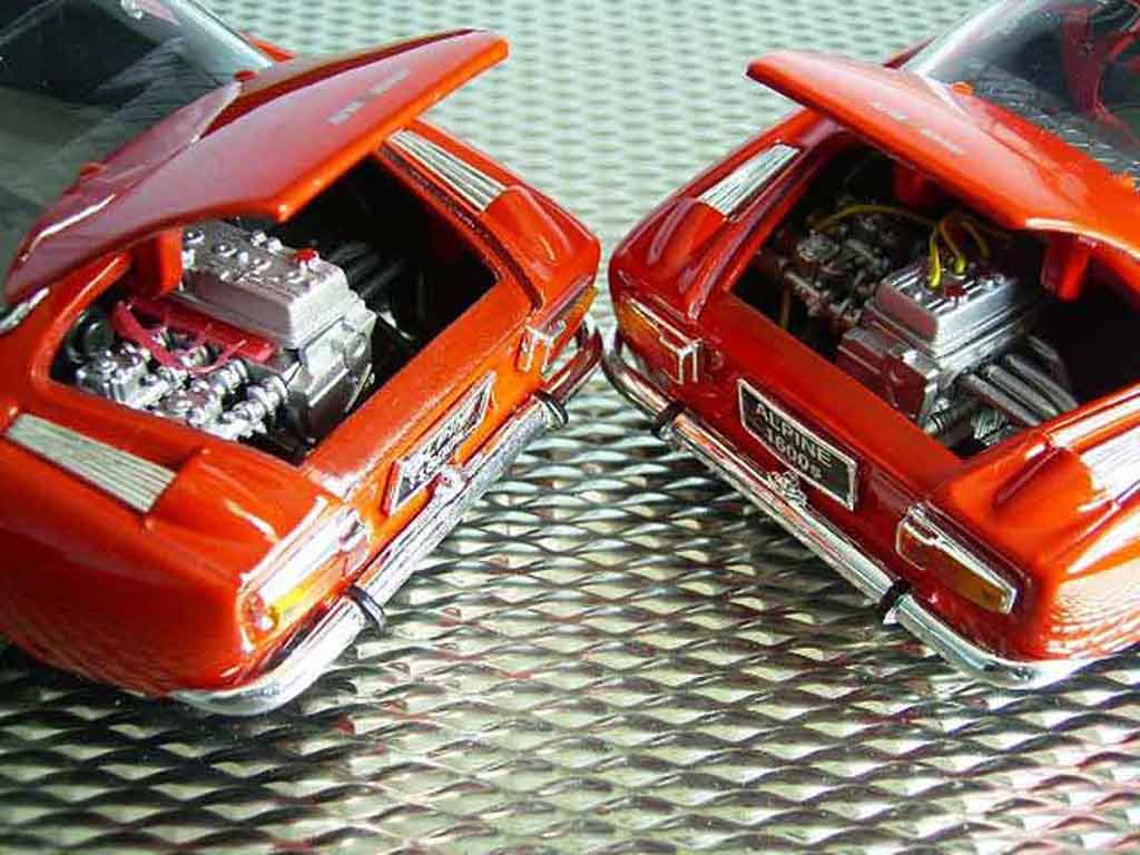 Alpine A110 1600 s 1600s red 1/18 Maisto