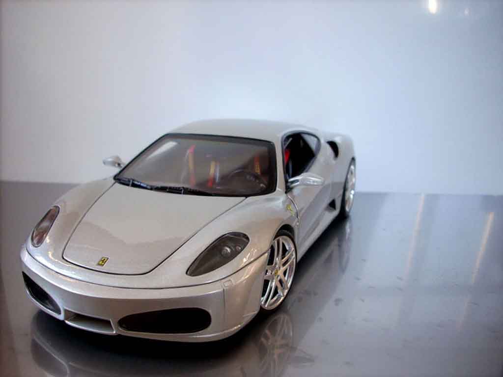 Ferrari F430 Coupe grey 1/18 Hot Wheels