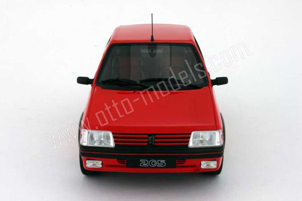 Peugeot 205 GTI 1.6 red vallelunga 1991 phase 2 1/18 Ottomobile