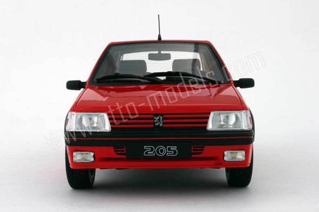 Peugeot 205 GTI 1.6 red vallelunga 1991 phase 2 1/18 Ottomobile