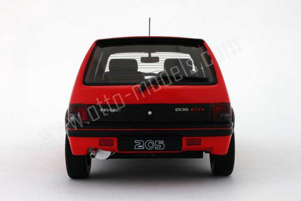 Peugeot 205 GTI 1.6 red vallelunga 1991 phase 2 1/18 Ottomobile