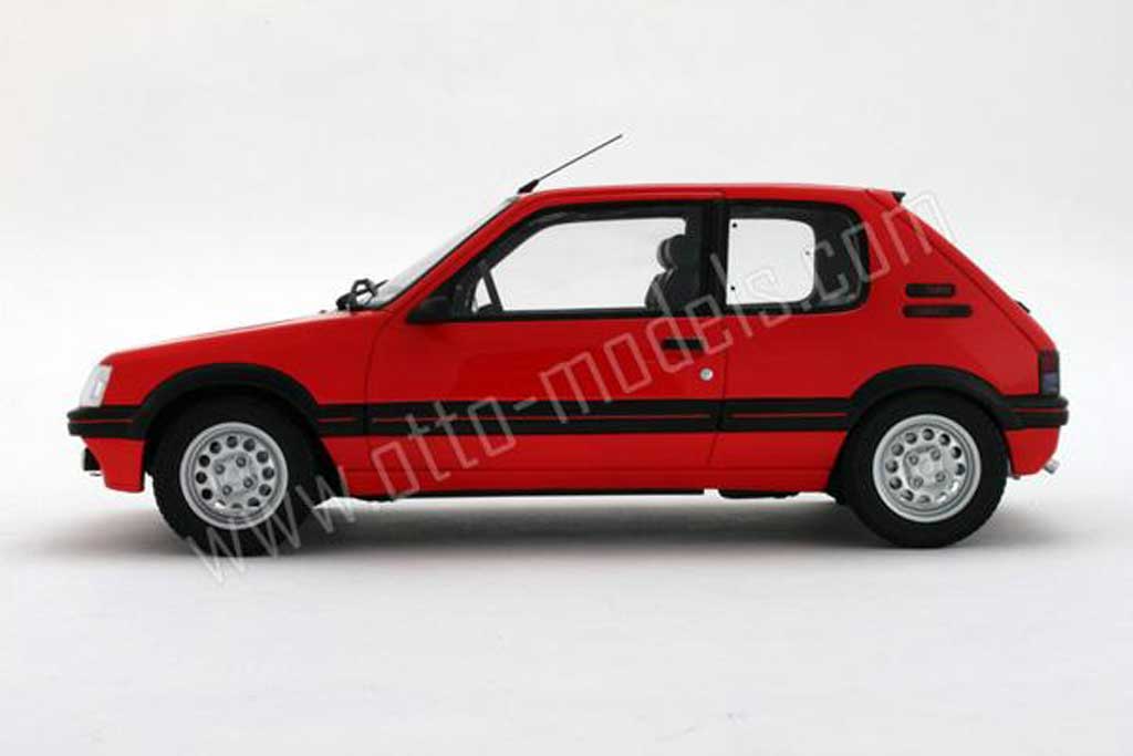 Peugeot 205 GTI 1.6 red vallelunga 1991 phase 2 1/18 Ottomobile