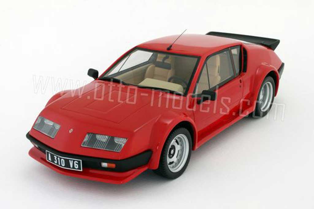 Alpine A310 Pack GT 1/18 Ottomobile Pack GT 1985 red diecast model cars