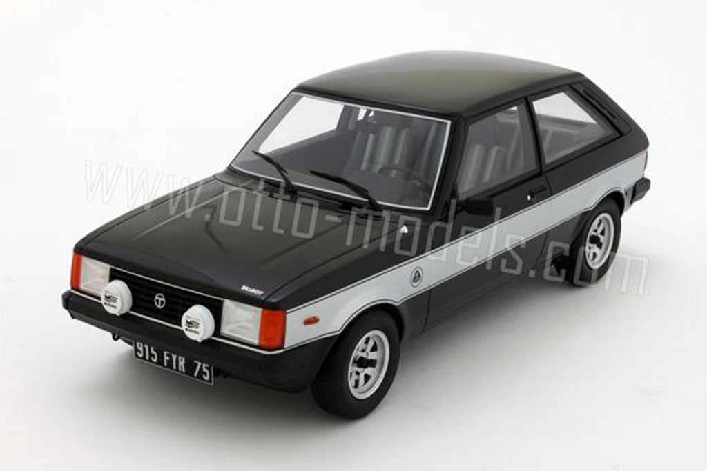 Talbot Sunbeam 1/18 Ottomobile lotus 1981 black bandes greys diecast model cars
