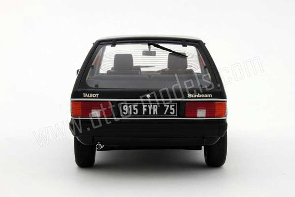 Talbot Sunbeam Lotus 1981 black bandes greys 1/18 Ottomobile