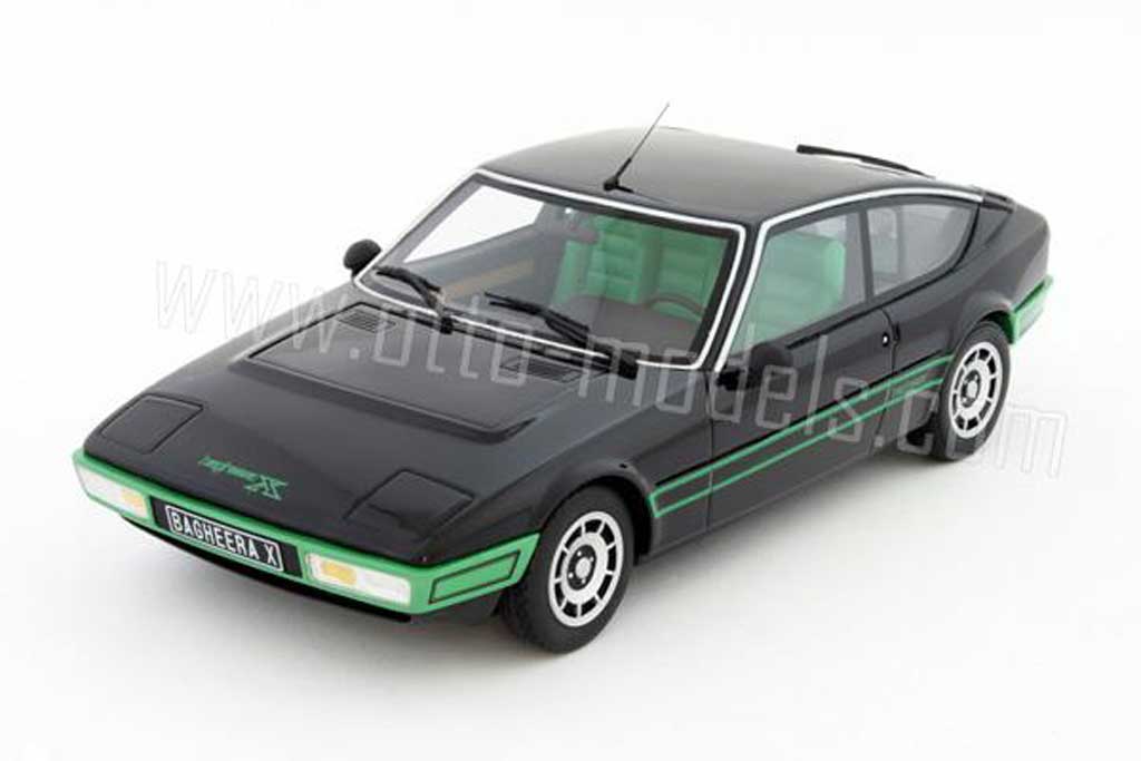 Simca Bagheera 1/18 Ottomobile x 1978 black bandes gruns diecast model cars