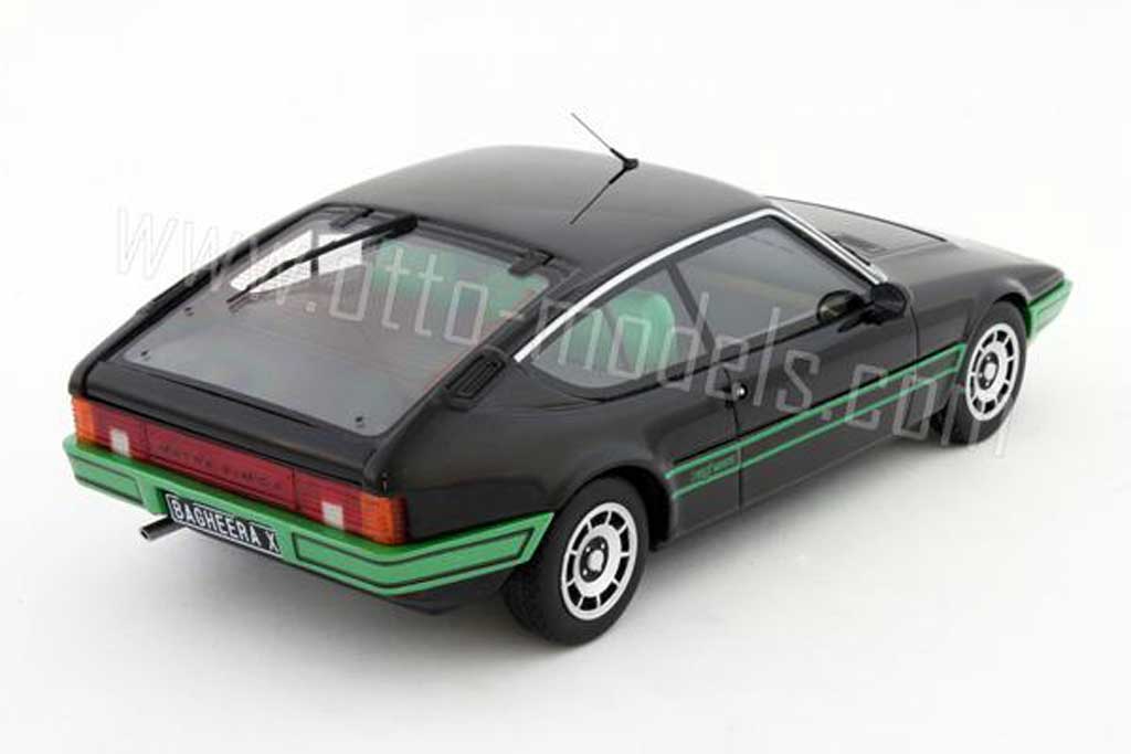 Simca Bagheera X 1978 black bandes greens 1/18 Ottomobile