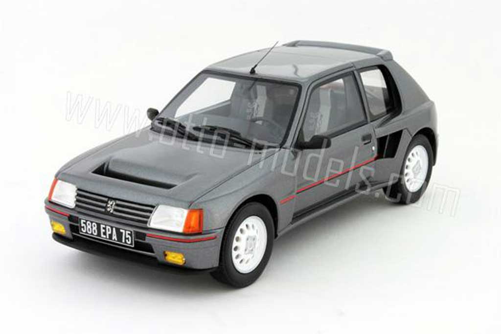 Peugeot 205 Turbo 16 1/18 Ottomobile Turbo 16 t16 serie 200 grey 1984 diecast model cars