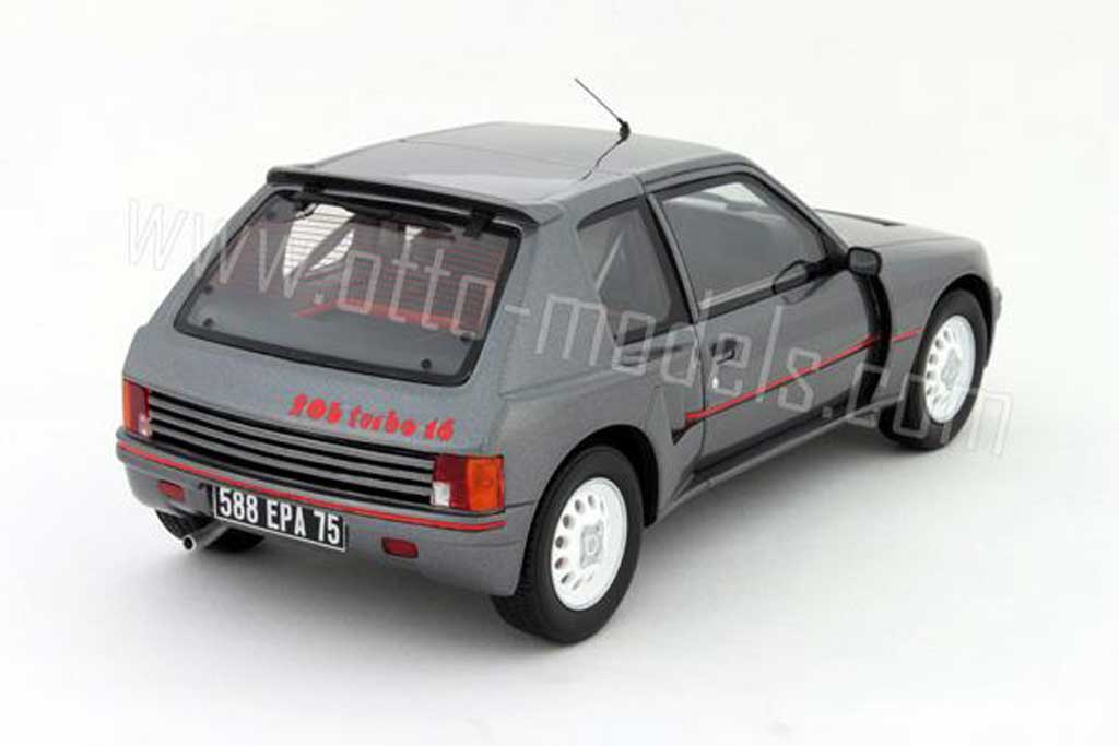 Peugeot 205 Turbo 16 t16 serie 200 grey 1984 1/18 Ottomobile