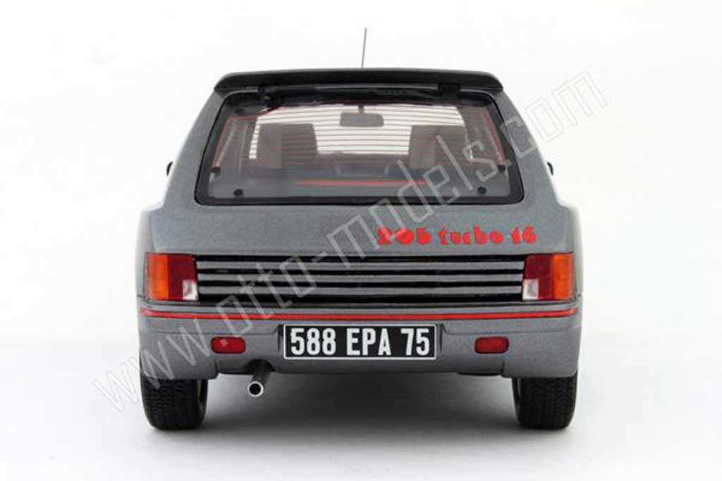 Peugeot 205 Turbo 16 t16 serie 200 grey 1984 1/18 Ottomobile