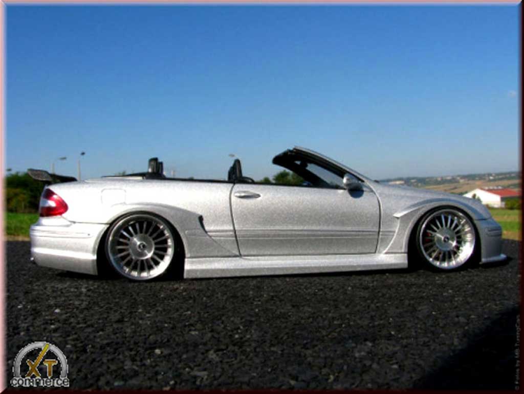 Mercedes Classe CL AMG DTM cabriolet K grey jantes alu alpina 20 pouces 1/18 Kyosho