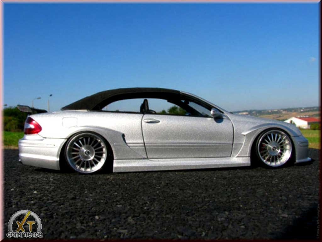 Mercedes Classe CL AMG DTM cabriolet K grey jantes alu alpina 20 pouces 1/18 Kyosho