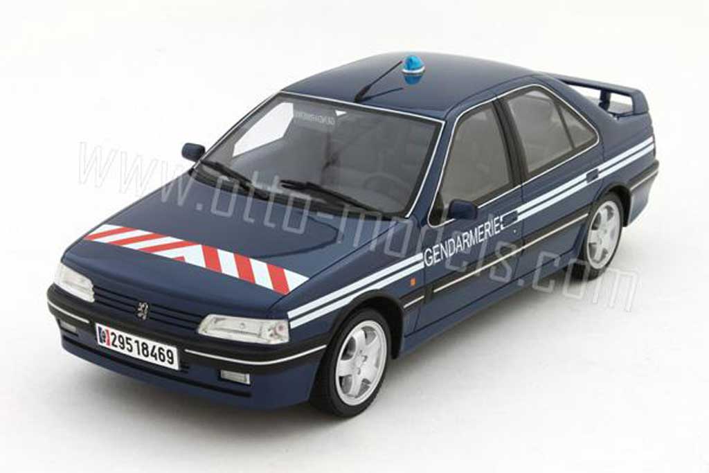 Peugeot 405 Turbo 16 1/18 Ottomobile Turbo 16 b.r.i (brigade intervention rapide) 1995 diecast model cars