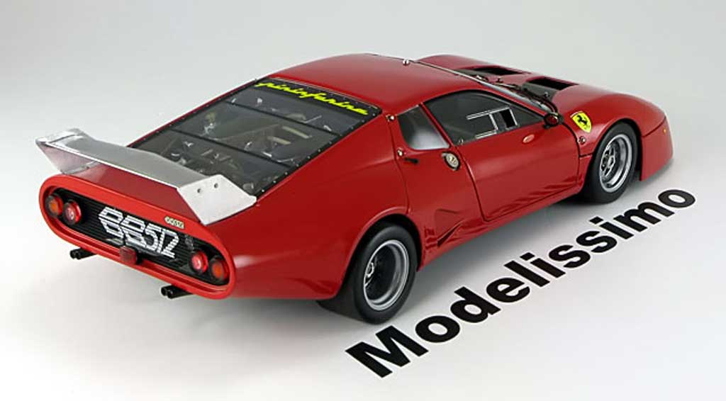 Ferrari 512 BB le mans presentation 1979 red 1/18 BBR Models