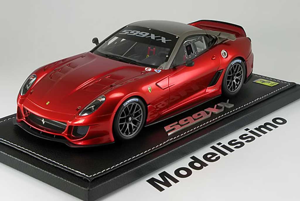Ferrari 599 XX 1/18 BBR Models XX race version 2009 red diecast model cars