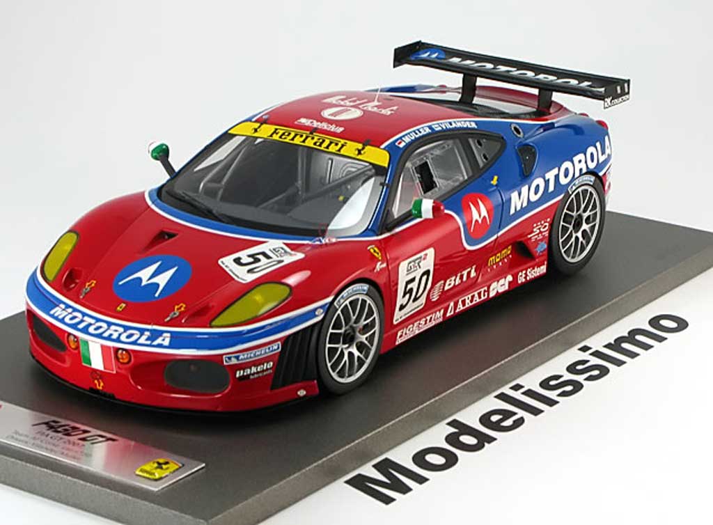 Ferrari F430 GT 1/18 BBR Models GT no.50 fia gt champions vilander muller 2007 motorola diecast model cars