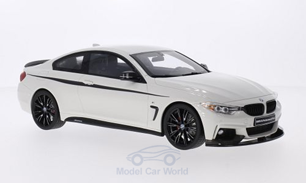 Bmw 435 F32 1/18 GT Spirit F32 i M Performance white diecast model cars
