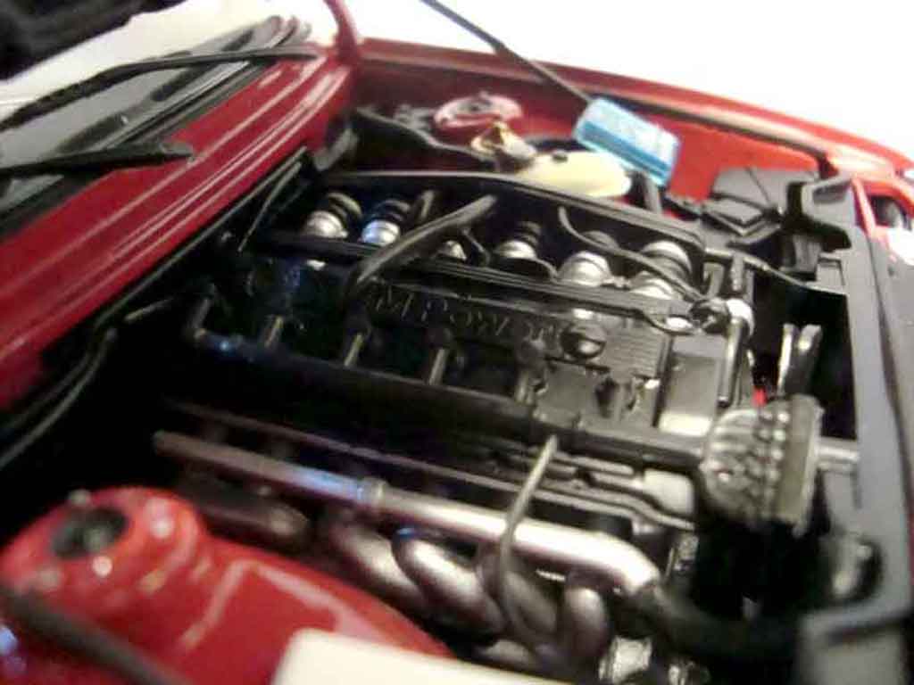 Bmw M5 tuning E28 red jantes bbs 17 pouces 1/18 Autoart