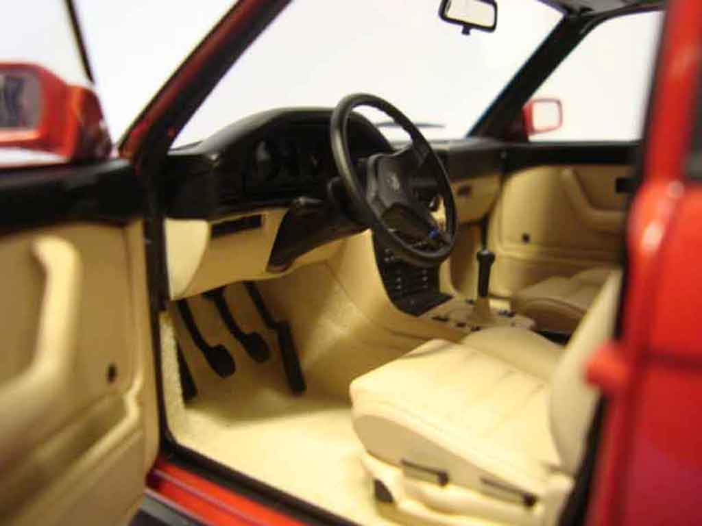 Bmw M5 tuning E28 red jantes bbs 17 pouces 1/18 Autoart