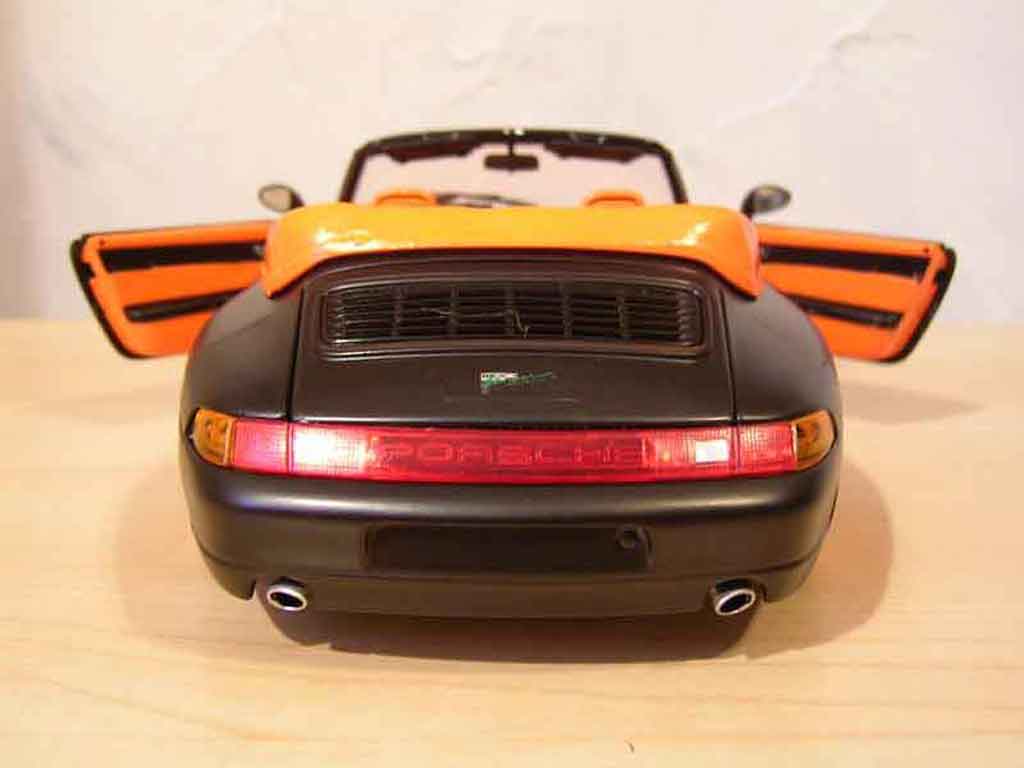 Porsche 911 S Convertible Carrera black 1/18 Burago