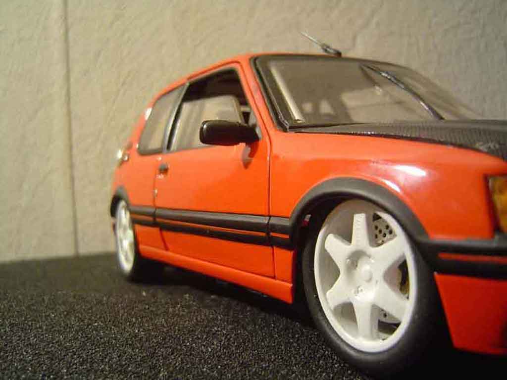 Peugeot 205 GTI 1/18 Solido GTI tuning diecast model cars