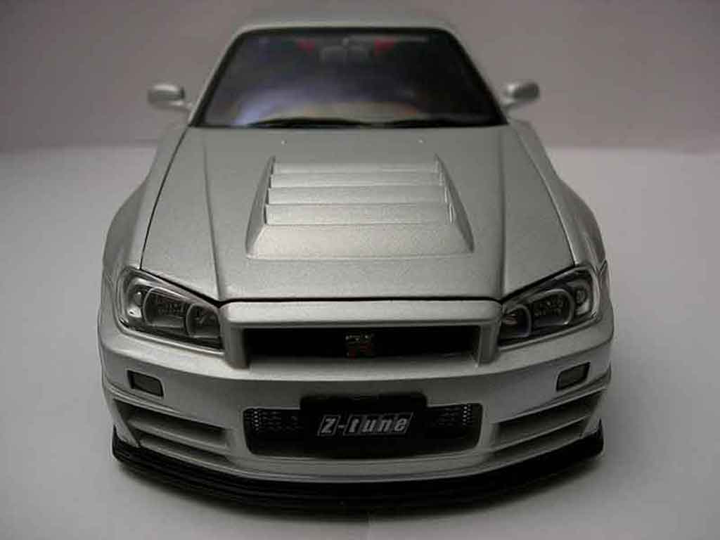 Nissan Skyline R34 GTR 1/18 Autoart R34 GTR nismo z-tune diecast model cars