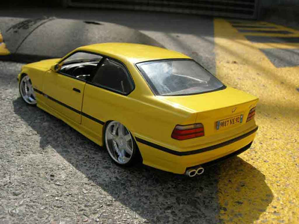 Bmw M3 E36 1/18 Ut Models jaune E36 tuning diecast model cars