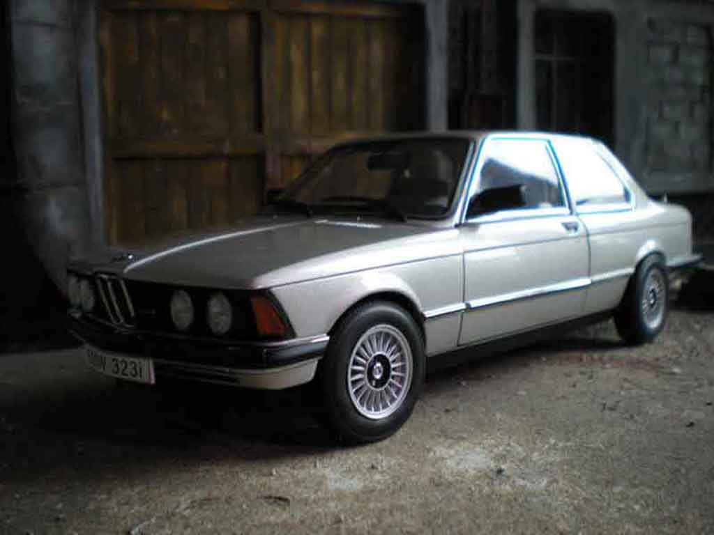 Bmw 323 coupe e21 grey argent polaris grey 1977 1/18 Autoart