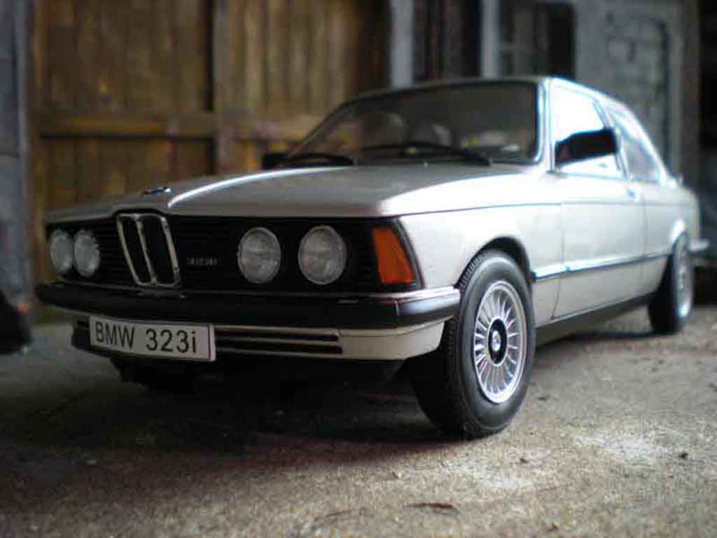 Bmw 323 coupe e21 grey argent polaris grey 1977 1/18 Autoart