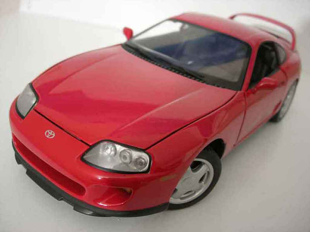 Toyota Supra 1/18 Kyosho mkiv red diecast model cars