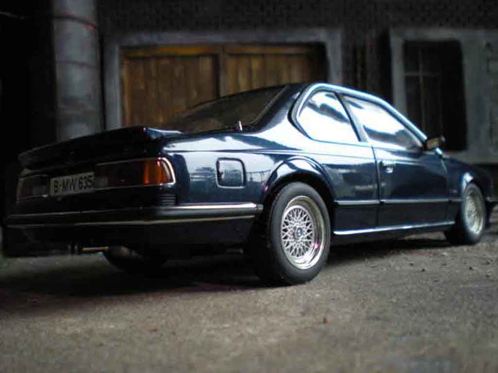 Bmw 635 CSi m blue metallic 1/18 Autoart