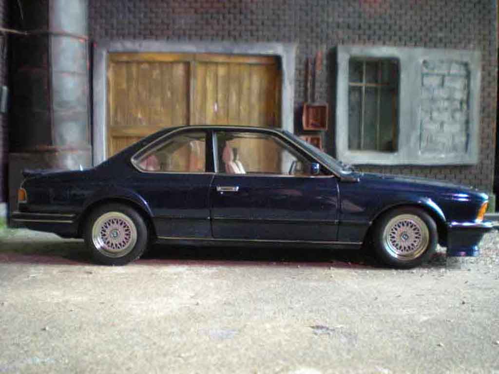 Bmw 635 CSi m blue metallic 1/18 Autoart