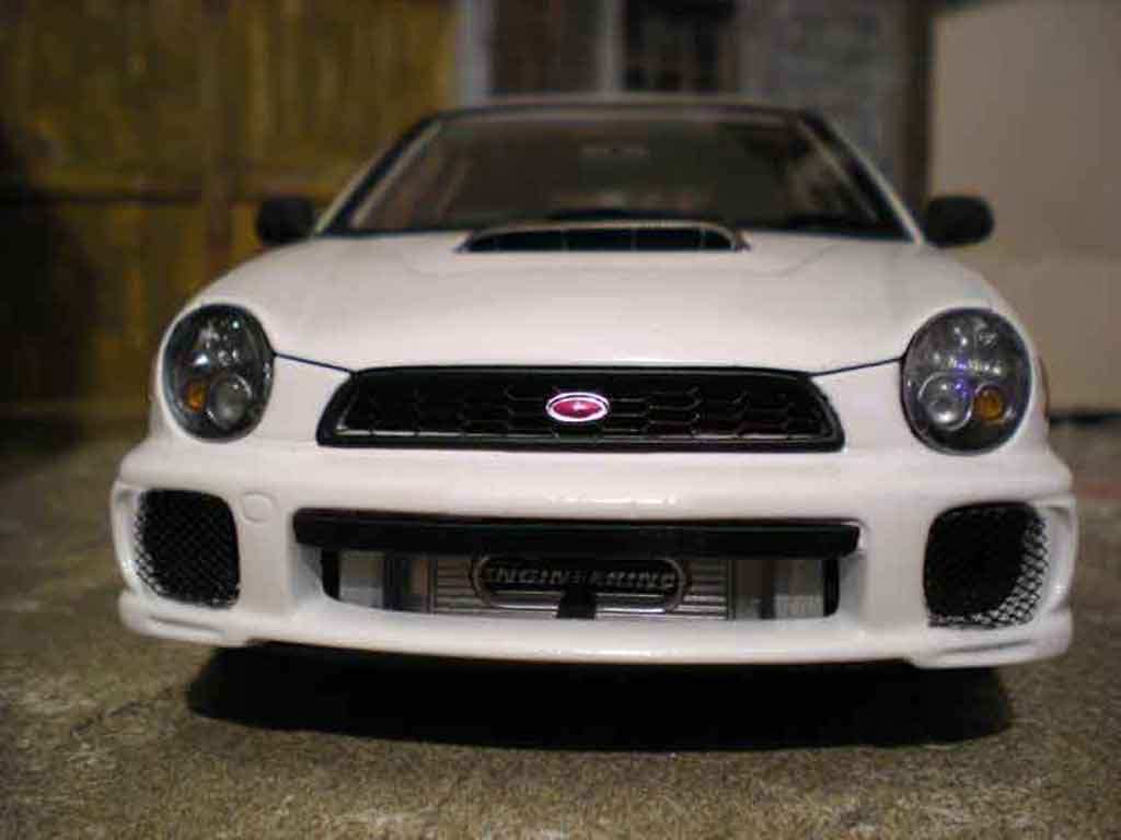 Subaru Impreza WRX Wagon 1/18 Autoart WRX Wagon sti jdm white diecast model cars