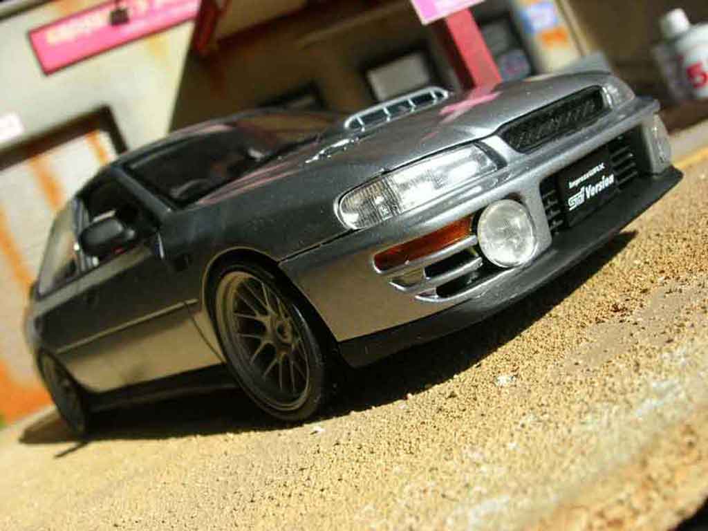 Subaru Impreza STI 1/18 Autoart GT Turbo STI wrx grey diecast model cars